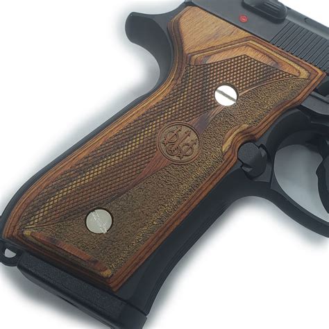 Beretta Grips 9296 Series Pistols 92f 92fs M9 96 Dark Rosewood