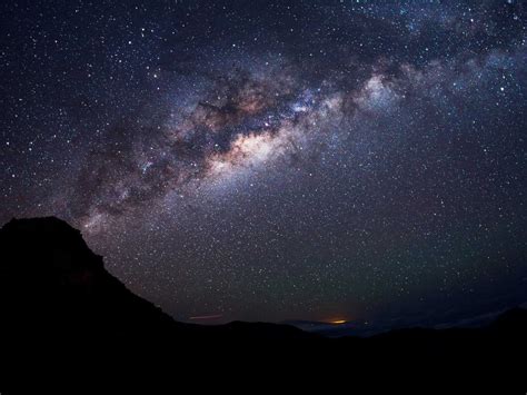 Wallpaper Landscape Nature Sky Long Exposure Stars Milky Way