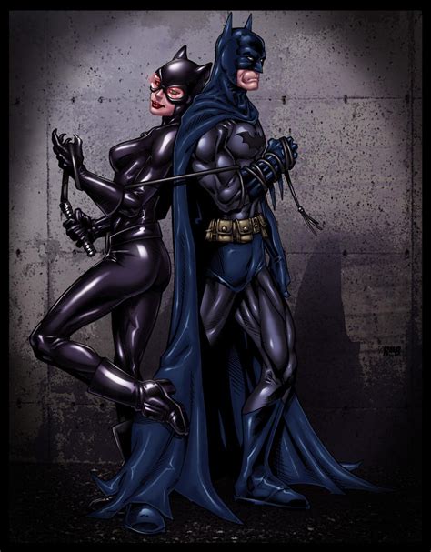Batman And Catwoman By Richmbailey On Deviantart