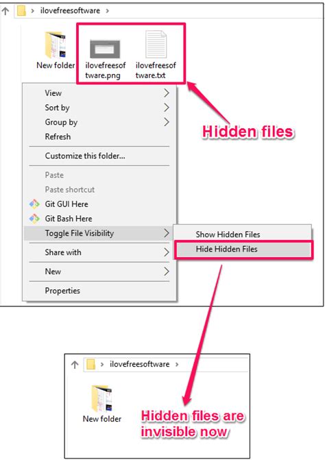 5 Free Software To Show Hide Hidden Files Using Windows Context Menu
