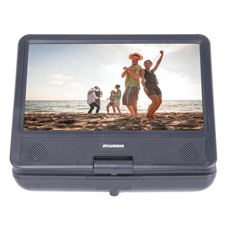 Sylvania 9 In Swivel Screen Portable Dvd And Media Player With
