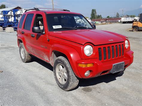2002 JEEP LIBERTY LIMITED For Sale AB CALGARY Vehicle At Copart