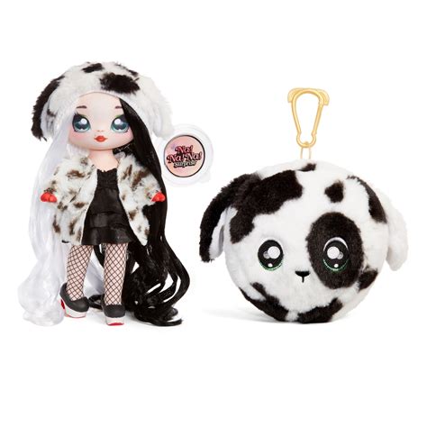 Na Na Na Surprise Series 3 Dottie Demil Dalmatian Doll And Purse Soft