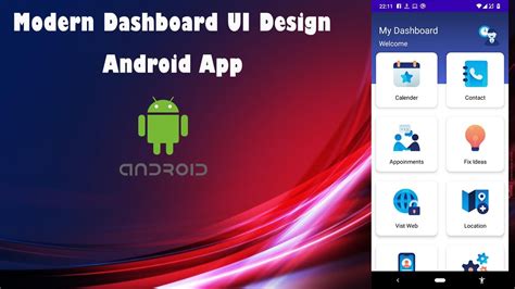 Modern Dashboard Ui Design Android Studio Tutorial Youtube Riset