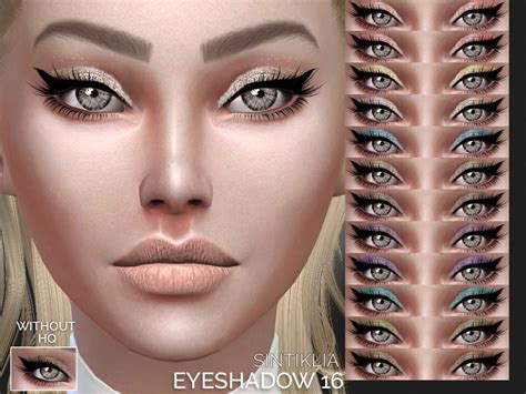Sintiklia Eyeshadow 16 The Sims 4 Catalog