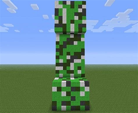 Creeper Statue Minecraft Project