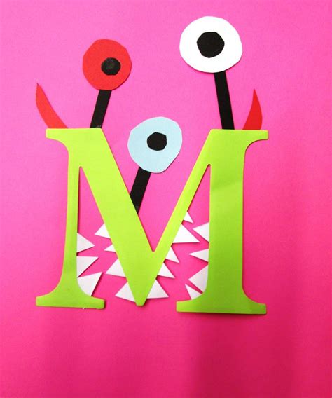 Letter M Crafts Preschool And Kindergarten