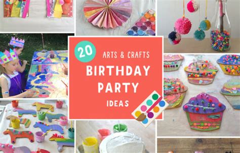 20 Best Arts And Crafts Birthday Party Ideas For Kids Artbar