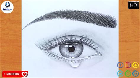 Cómo Dibujar Un Ojo Con Lágrima Para Principiantes Forma FÁcil De