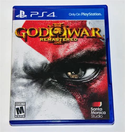 Replacement Case No Game God Of War 3 Remastered Playstation 4 Ps4