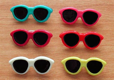 Sunglass Pins Rounded Style 1 12 Inch Vintage 1980s Dark Lens Ebay