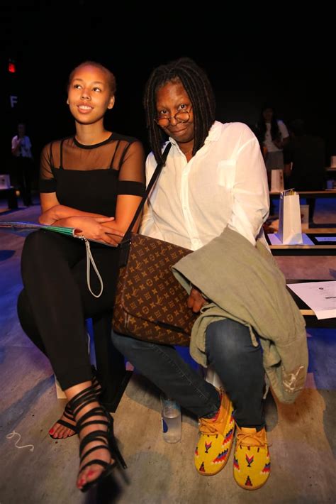 Whoopi Goldberg And Her Granddaughter Jerzey Dean Sat Front Row