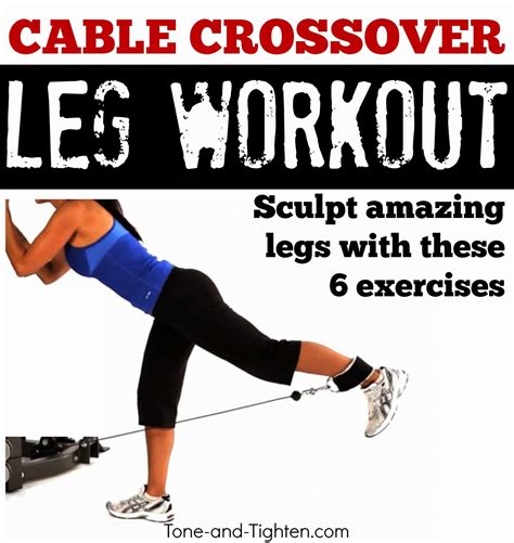 Best Lower Body Exercises On Cable Machine Leg Workout On Crossover Machine At Gym