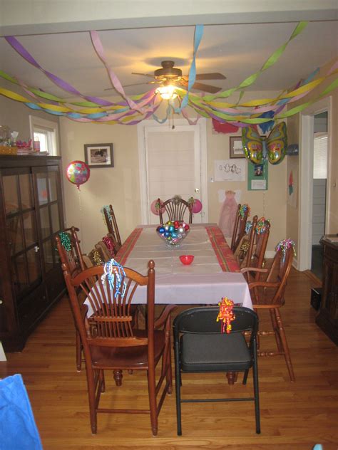 Ceiling fans have the capability of creating a comfortable and inviting atmosphere all year long. Dining. We hung crepe paper from the ceiling fan out to ...