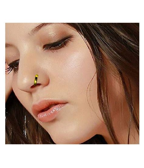 Nose Ring 18k Gold Plated Bali For Women And Girls Buy Nose Ring 18k