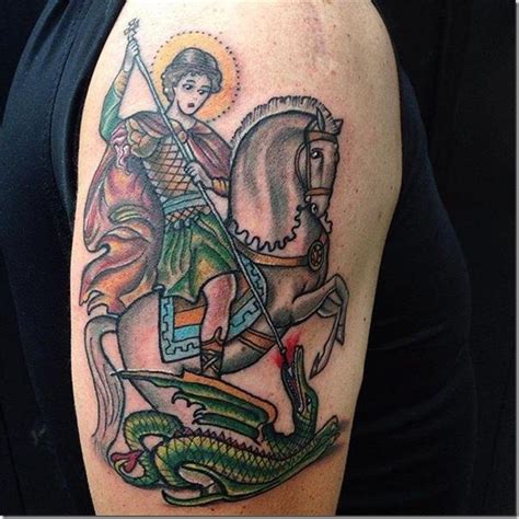 Here at create my tattoo, we specialize in giving you the very best tattoo ideas and designs for men and women. Tattoos of Saint George » Nexttattoos