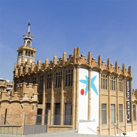 Museo De Caixaforum Barcelona España Fotografía Editorial Imagen