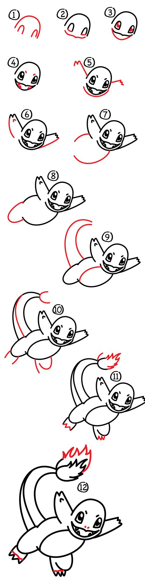 More images for how to draw pokemon charmander step by step easy » How To Draw Charmander Pokemon - Art For Kids Hub