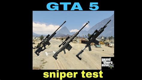 Gta 5 Heavy Sniper Mk Ii Vs Sniper Rifle Vs Marksman Rifle Mk Ii