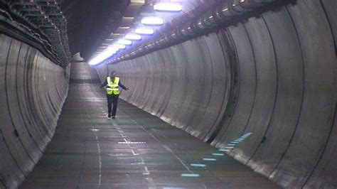 Inside The Eurotunnel Service Tunnel On Its 20th Anniversary Bbc News