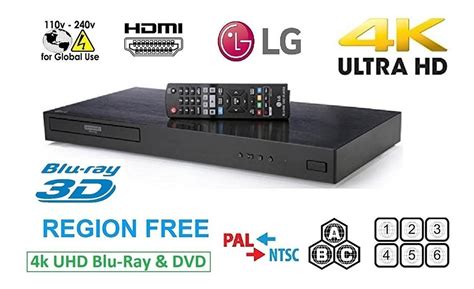 Blu Ray E Dvd Player Lg 4k Ultra Hd Up870 R 371388 Em Mercado Livre
