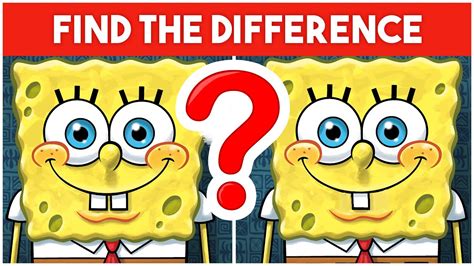 Spot The Difference Parte 1 Spongebob Squarepants Youtube