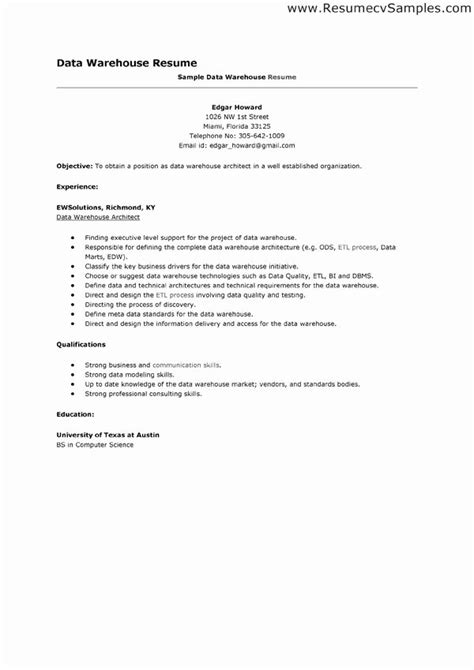 Feature your marketable skills and experience that aligns with warehouse operative roles by sticking to a clear, well defined structure that brings these details forward. Sample Resume For Warehouse Worker With No Experience | The Document Template