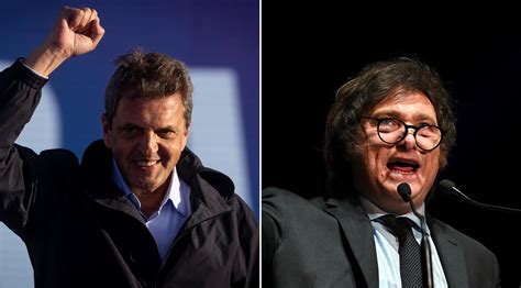 Elecciones En Argentina Sergio Massa Y Javier Milei Definir N En Un