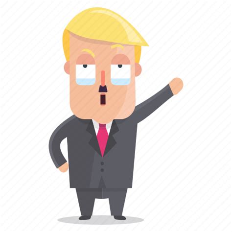 Dictator Emoji Emoticon Man Sticker Trump Donald Trump Icon
