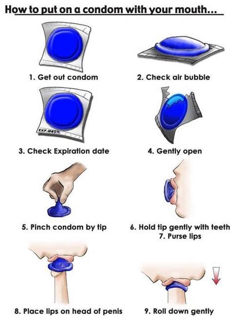 how to put a condom with your mouth show to your girlfriend haha others pinterest
