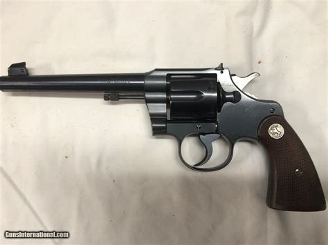 Colt Officers Model Target Revolver 38 Spl 6 Heavy Barrel