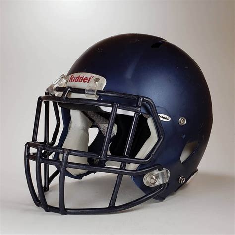 Large Navy Adult Riddell Speed Football Helmet Ebay