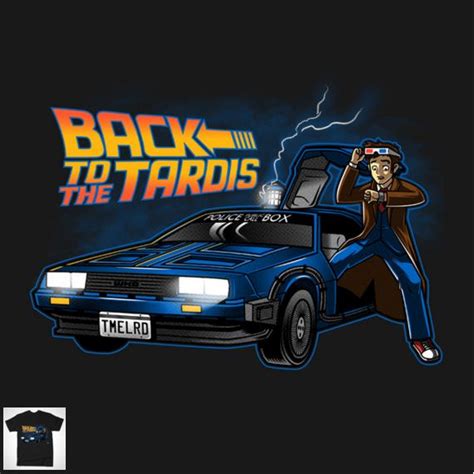 Celebrate Back To The Future Day With These Doctor Who Mashup Tees