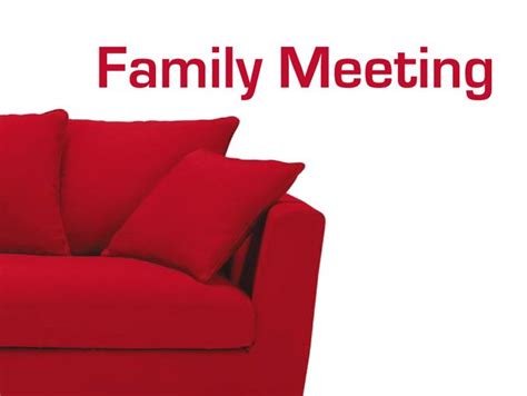 Holding weekly family meetings is one of the most effective and a family meeting is a great way to stop and talk about the good, the bad, and the. Family Meeting on Vimeo