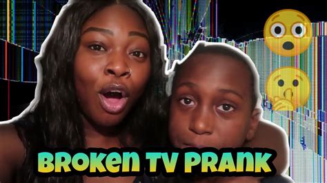 broken tv prank on my jamaican aunt must watch hilarious youtube