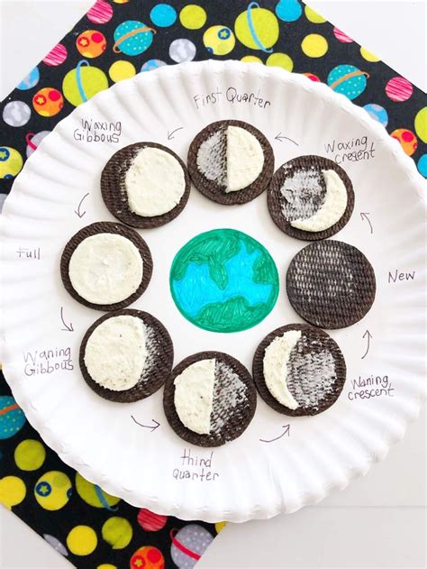 How To Make Moon Phases With Oreos Moon Phases Activities Space