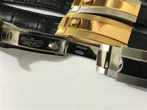 Rolex Strap 20mm Genuine Leather Watch Strap Deployment Clasp Etsy