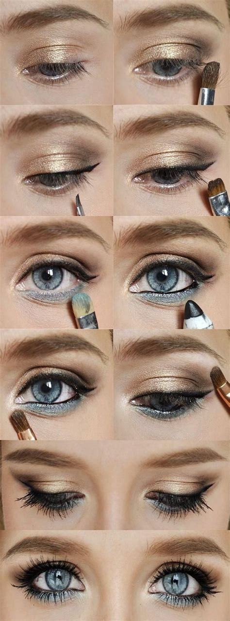 12 Gorgeous Blue And Gold Eye Makeup Looks And Tutorials Pretty Designs