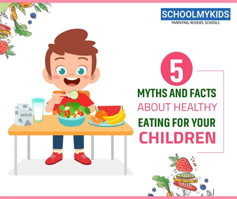 5 Myths And Facts About Healthy Eating For Children Schoolmykids