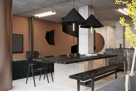 Creative Use Of Copper In Interior Design Copper Dining Room Decor