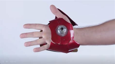 Make necessary improvements to finish the drawing. The Humpday Must Watch: A Real-life Iron Man Glove Does Exist
