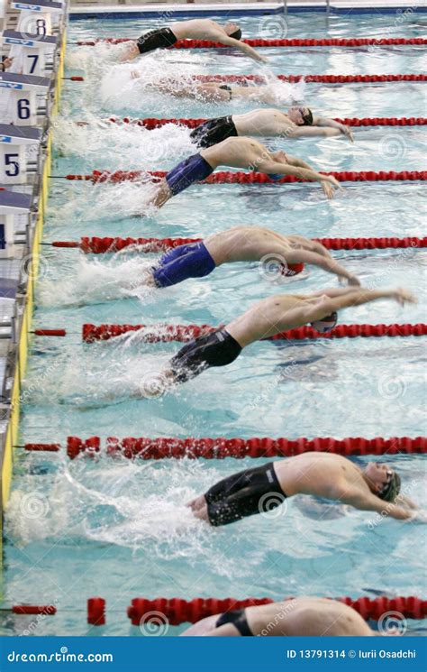 Ukrainian Winter Swimming Championship Editorial Stock Image Image Of Event Jump 13791314