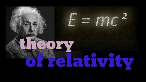 Albert Einstein Theory Of Relativity Youtube