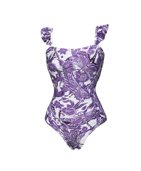 Luxe Collection Violet Rose One Piece And Sarong Set Lagoonlab