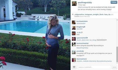 Paulina Gretzky And Beau Announce Pregnancy Ecanadanow