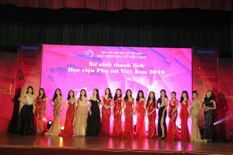 Chung Kết Cuộc Thi Nữ Sinh Thanh Lịch Học Viện Phụ Nữ Việt Nam 2018 Học Viện Phụ Nữ Việt Nam