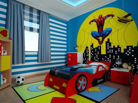 Spider Man Bedroom Kid Room By Yasseresam On Deviantart Decoração