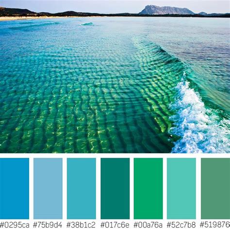 Color Communication Colors And Moods Beach Color Palettes Green