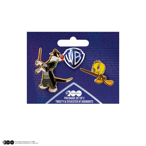 Looney Tunes Pins 2 Pack Tweety And Sylvester At Hogwarts Planet Fantasy