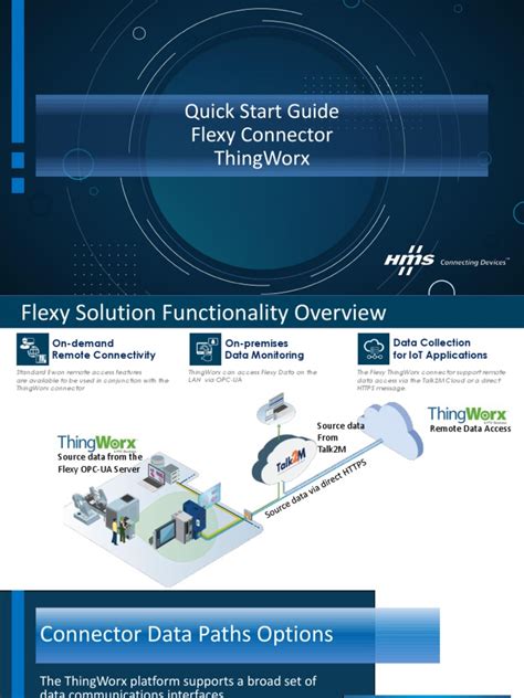 Thingworx Connector Overview And Quick Start Guide Pdf